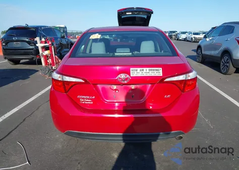 2016 Toyota Corolla L/Le/Le Pls/Prm/S/S Pls из США, поврежденный, VIN 2T1BURHE4GC561884